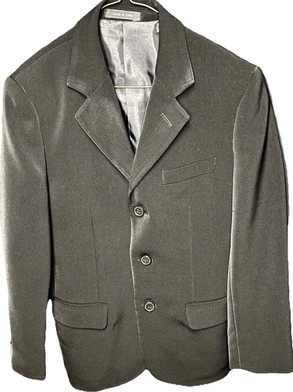 Barrage Boys Black Blazer Sport Coat Jacket Est. Size 14-16 Large Formal